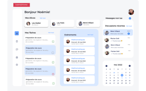 projet learning at home